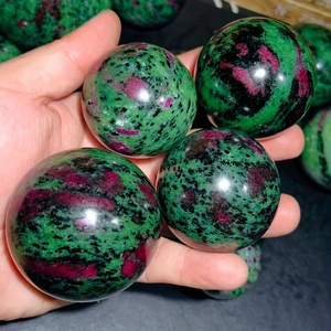 Wholesale High Quality Red Zoisite Ornament <b>Block</b> Polished Fashion Trend Digital Printing CrystalHola Home Decoration Earth Day - Product Image 1