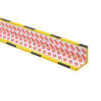 Mousse de polyuréthane professionnelle pour la protection des bords et des tuyaux industriels, noire et jaune, en PU