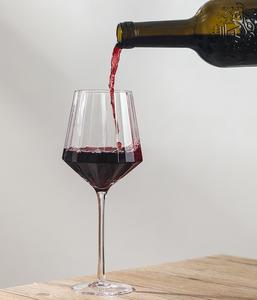 클래식 아메리칸 스타일 꽃 튤립 와인잔 크리스탈 글라스 301-400ml 용량 버건디 & 레드 호텔용 - Product Image 5