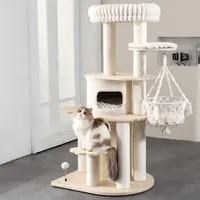 Étagères murales pour chat, distributeur de plaques épaissies, arbre à chat en bois massif