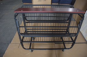 سرير معدني قابل للطي خفيف الوزن ومحمول عالي الجودة مع مرتبة، رائج في الفنادق وبسعر مناسب - Product Image 6