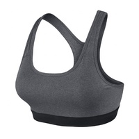 Sujetador deportivo acolchado ligero y transpirable para mujer, top de yoga, gimnasio, fitness, elástico en cuatro direcciones, de secado rápido, espalda cruzada, antibacteriano