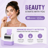 Films buccaux à dissolution rapide à marque privée OEM ODM avec biotine, collagène et kératine, complément alimentaire quotidien pour la beauté des cheveux, de la peau et des ongles