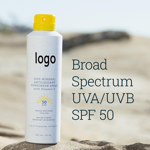 <span class=keywords><strong>Spray</strong></span> de protection solaire OEM minéral SPF 50 résistant à l'eau et à la sueur à large spectre sans blanc - Product Image 2