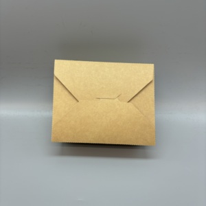 Cajas de Embalaje de Papel Kraft Marrón Desechables para Comida para Llevar, Contenedores de Alimentos para Llevar, Precio al por Mayor - Product Image 4
