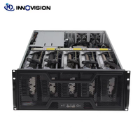 Caja de servidor OEM de inferencia de modelo grande de alta calidad 4U Rack AI Training 5 GPU Rendering Cloud Gaming Server Gpu Mining Rig