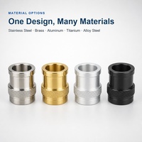 Suku Cadang Mesin CNC Presisi Khusus, Pemesinan Bubut, Penggilingan, Bubut Swiss, Pengasahan, Baja Tahan Karat, Aluminium, Kuningan, Titanium, Pabrik OEM