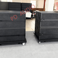 Système audio professionnel avec caisson de basses passif puissant Sub 9006-P double 18 pouces, haut-parleur de graves