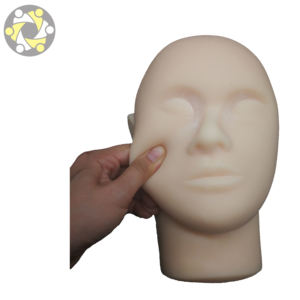 La <span class=keywords><strong>Scienza</strong></span> medica Modello di <span class=keywords><strong>Formazione</strong></span> del Silicone Viso con Gli Occhi del naso del Labbro per la Chirurgia Plastica Pratica - Product Image 4
