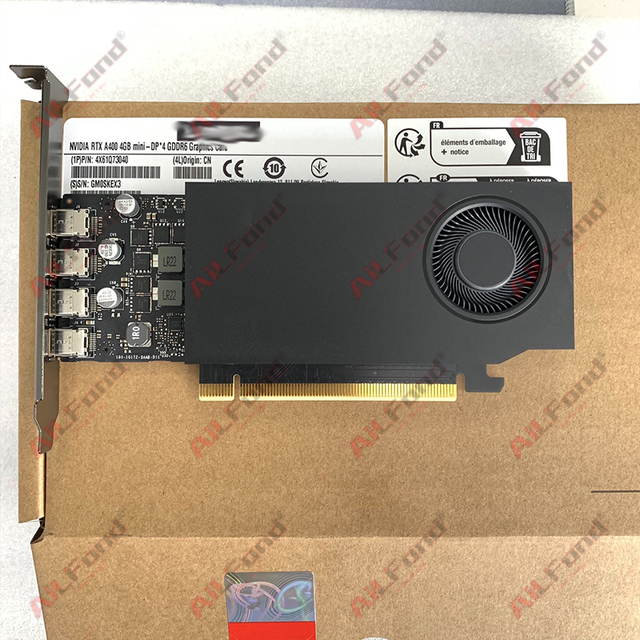 Wholesale RTX A400 4GB GPU Desktop Video Card GDDR6 Mini DP Multi-Display Port Multi-Monitor Fan Cooler for Trading Stocks New