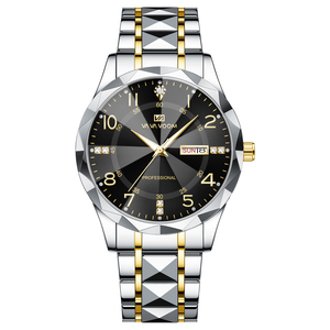 Montre-bracelet à quartz pour homme, cadran rond, montre analogique classique, style minimaliste, tenue décontractée - Product Image 2