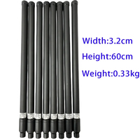 XJS 433mhz anti brouilleur de drone omnidirectionnel uhf antenne extérieure en fibre de verre omni