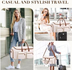 Free Sample <b>Travel</b> <b>Garment</b> <b>Bag</b>,Carry on <b>Garment</b> Duffel <b>Bag</b> for Men Women - 2 in 1 Hanging Suitcase Suit Business <b>Travel</b> <b>Bag</b> - Product Image 6