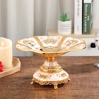 Petite assiette décorative en alliage de zinc en forme de liane de rose, style luxe léger, électroplaquée, pour table de café d'hôtel, décoration de snacks et pâtisseries