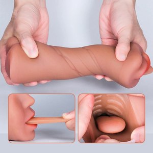 Jouets sexuels 3 en 1 pour hommes, masturbation, gorge profonde, chatte artificielle, <span class=keywords><strong>masturbateur</strong></span> oral masculin, vagin réaliste en caoutchouc, 18+ - Product Image 5