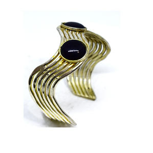 2025 pavo bronce latón 20mm Pavo Real estilo coreano joyería ajustable chapado en oro brazalete Dubai brazaletes brazalete joyería - Product Image 1