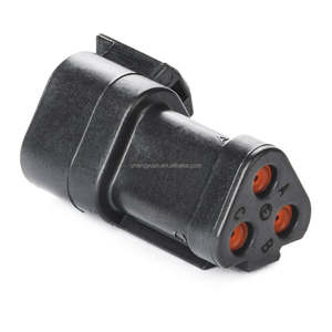 Conector TE Connectivity DT04-08PA-E008, Carcasa para Terminales Macho, 8 Posiciones, 0.<span class=keywords><strong>359</strong></span> [9.12mm] de Distancia entre Ejes, Sellable, Gris, Cable a Cable - Product Image 4