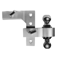 Remorque de remorquage réglable en aluminium de haute qualité, support à double boule