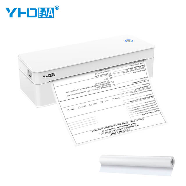 YHD-2105 A4 Mobile Document Printer Imprimante Thermique Support Windows Android IOS Portable Mini Thermal Receipt Printer