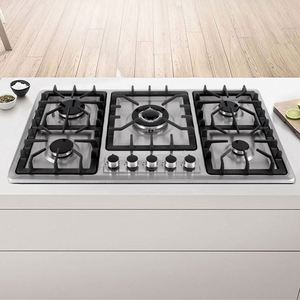 <span class=keywords><strong>Encimera</strong></span> de cocina portátil con <span class=keywords><strong>encimera</strong></span> de <span class=keywords><strong>Gas</strong></span>, 5 quemadores, de acero inoxidable, gran <span class=keywords><strong>oferta</strong></span> - Product Image 6