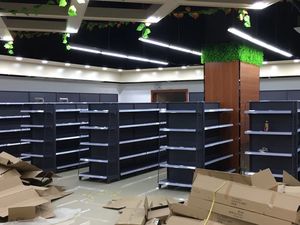 Supermercado de fábrica Universal Single Double Side Publicidad Soporte de exhibición Estante Estantes de almacenamiento de metal Soporte de perfume Estante de exhibición - Product Image 2