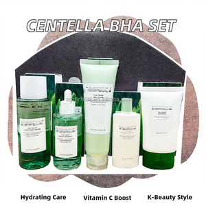 Set de Cuidado Facial Coreano Madagascar Centella Tea-Trica BHA, Hidratante, Tónico, Suero y Crema para Todo Tipo de Piel - Product Image 2