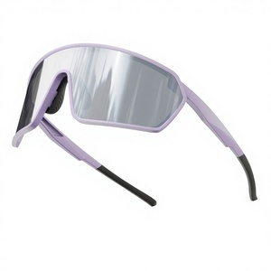 Gafas Deportivas con Protección UV400, Resistentes al Viento y a la <span class=keywords><strong>Arena</strong></span>, con Revestimiento de PC, Montura Completa, Ajustables, con Espejo, Marco TR90, para Exteriores y Carretera - Product Image 1