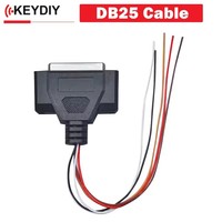 Câble de programmation de clés KEYDIY KD DB25, compatible exclusif avec KD-X4 pour clés BMW BDC2/ BDC3/ BCP/ LCD et pour clés VW 5C 5D
