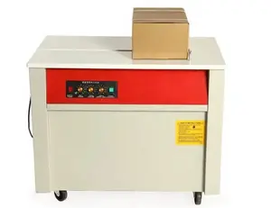 2023 Semi Automatic Double Single Motors Carton Case Box Strapping Baling Carton Box with Pp Band Tape Manually Packing Machine