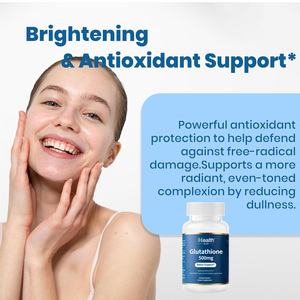 Capsules de Glutathion et de Chardon-Marie OEM pour l'éclaircissement et l'illumination de la peau, soutien hépatique, antioxydant, marque privée, ISO GMP, vente en gros - Product Image 3