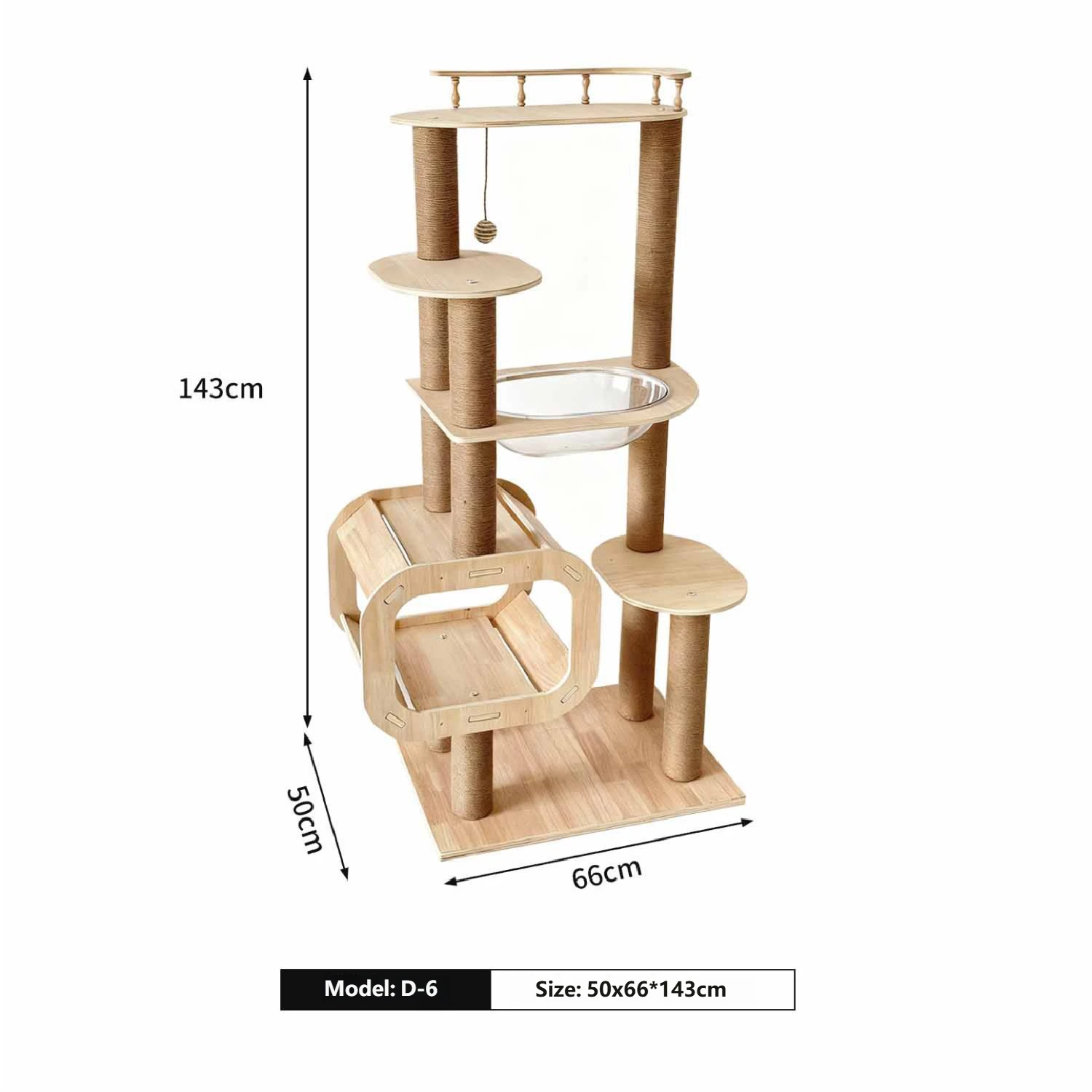 D-6 single space capsule top bar jumper