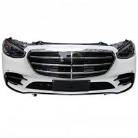 Conjunto de Parachoques Delantero para Mercedes-Benz Clase S S450L S500L W223, con Radiador y Parte Frontal Completa, 2021-2025