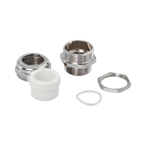 Conector Impermeable de Silicona con Estándar IP68, M14, Latón Niquelado, Suministro de Fábrica - Product Image 4