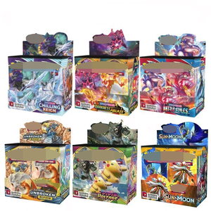 Cajas <span class=keywords><strong>de</strong></span> Sobres <span class=keywords><strong>de</strong></span> Cartas Coleccionables TCG, Paquetes <span class=keywords><strong>de</strong></span> Cartas <span class=keywords><strong>de</strong></span> Juego, <span class=keywords><strong>Juegos</strong></span> <span class=keywords><strong>de</strong></span> <span class=keywords><strong>Mesa</strong></span> al por Mayor, Juguetes y Regalos para Niños - Product Image 1
