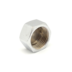 Tappo femmina per collezionisti con valvola di riempimento cromata da 3/4 di pollice - Product Image 1