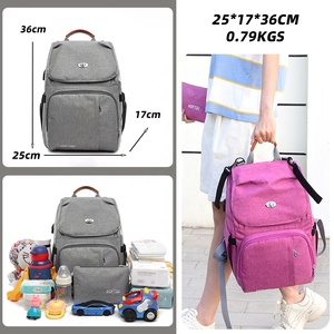 Mochila Mãe Resistente à Água com Grande Capacidade, Alças Confortáveis e Respiráveis, Bolsa de Armazenamento Embutida - Product Image 2