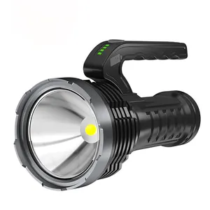 С COB рабочим светом USB Перезаряжаемый супер яркий Мощный светодиодный ручной фонарик