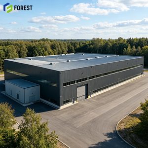 Atelier en acier préfabriqué, intégration rapide, OEM/ODM, flexible, pour l'exploitation minière, certifié, préfabrication, résistant aux tremblements de terre, automobile - Product Image 1