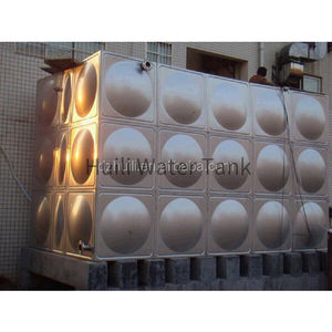 Soldadura 20000l Tanque de agua de lluvia de acero inoxidable Arap Dinlendirme <span class=keywords><strong>Tanki</strong></span> Tanques de almacenamiento de acero rectangular de 5000 litros - Product Image 6