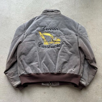 Chaqueta de piloto de marca de lujo-Chaqueta de cremallera lavada con agua Vintage de invierno para hombre