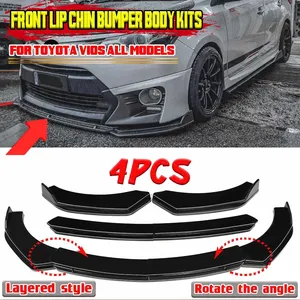 Kit de carrocería con alerón delantero y divisor de parachoques para Mercedes-Benz W205 W204 W203 C200 C250 C300 C350 W117 W211 E220 E250 - Product Image 1