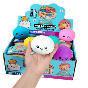 Juguete Kawaii Sorpresa Sonriente Caja Ciega Viral de Colores Mini Dumpling Gigante con Purpurina Misterioso Squishy - Product Image 2