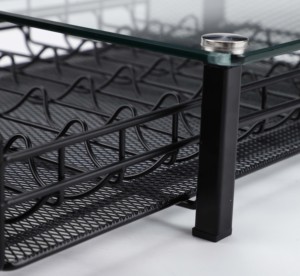 Support à capsules de café en verre avec tiroir, capacité de 40 capsules, design développé, pour Nespresso <span class=keywords><strong>Vertuoline</strong></span> - Product Image 4