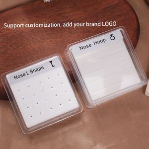 Épingle à nez en forme de L pour <span class=keywords><strong>piercing</strong></span> nasal en forme d'os de <span class=keywords><strong>narine</strong></span>, bijoux en boîte, <span class=keywords><strong>anneau</strong></span> de nez de beauté, vente en gros, 20 pièces - Product Image 6