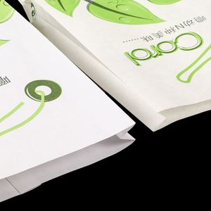 Bolsa de Papel, Bolsa de Papel Resistente a la Grasa para Hamburguesas y Bocadillos, Fondo Plano y Afilado, Embalaje de Alimentos Blanco, Cartón de Papel Kraft, Bolsa de Panadería Reciclable - Product Image 6