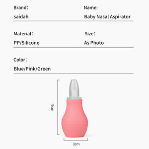 Silicona reutilizable bebé tapada nariz prevención chupar mocos bebé recién nacido niños aspirador Nasal succionador limpiador - Product Image 6
