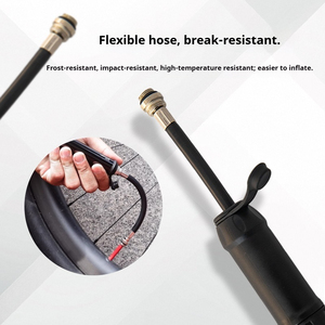Mini pompe à vélo portable haute pression, compresseur d'air pour VTT et vélo de route, équipement de cyclisme domestique - Product Image 2