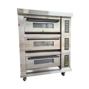 Kommerzieller automatischer elektrischer Backofen Edelstahl Hochwertige bequeme Koch ausrüstung Pizza-Brot-Backofen - Product Image 4