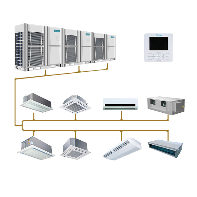 Commercial Floor Ceiling 9000 36000 Btu VRV VRF System Air Conditioning Multi Split Cooling Only Units Central Air Conditioner