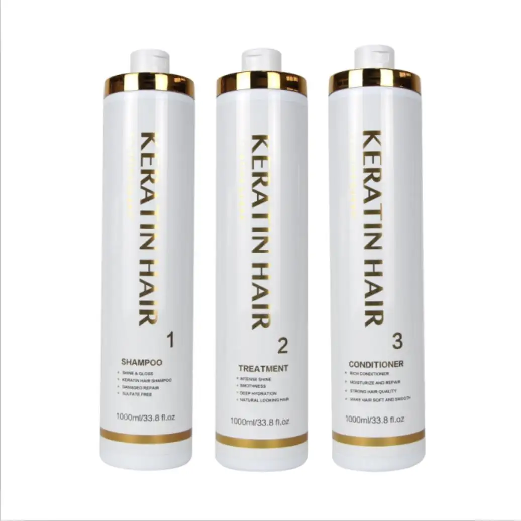 Tốt nhất bán 1000ml Brazil keratin làm mịn thẳng điều trị tóc Keratin tóc thẳng Kem keratin điều trị